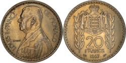 World Coins - Coin, Monaco, Louis II, 20 Francs, Vingt, 1947, , Copper-nickel, KM:124