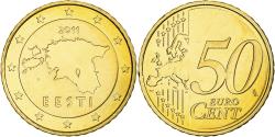 World Coins - Estonia, 50 Euro Cent, 2011, Vantaa, BU, , Nordic gold, KM:66