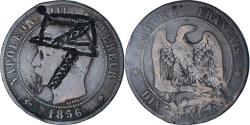 World Coins - Coin, France, Napoléon III, 10 Centimes, 1856 ( 1871 ), Strasbourg, Satirique