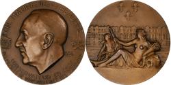World Coins - France, Medal, Mauricheau-Baupré, Conservateur de Versailles, 1954, Bronze