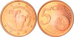 World Coins - Cyprus, 5 Euro Cent, 2008, , Copper Plated Steel, KM:80