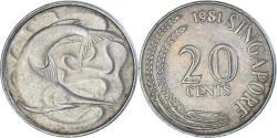 World Coins - Coin, Singapore, 20 Cents, 1981