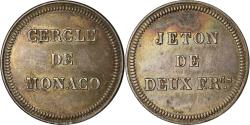 World Coins - Monaco, Token, Casino, Deux Francs, Cercle, , Silver