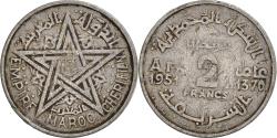 World Coins - Coin, Morocco, 2 Francs