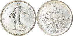 World Coins - Coin, France, Semeuse, 5 Francs, 1960, , Silver, KM:926, Gadoury:770