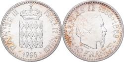 World Coins - Coin, Monaco, Rainier III, 10 Francs, 1966, Monnaie de Paris, , Silver