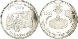 World Coins - France, Medal, Centenaire de la Première Guerre Mondiale, Taxis de la Marne