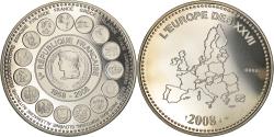 World Coins - France, Medal, L'Europe des XXVII, Veme République, Politics, 2008,