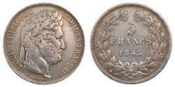 World Coins - Coin, France, Louis-Philippe, 5 Francs, 1843, Rouen, , Silver