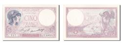World Coins - Banknote, France, 5 Francs, 5 F 1917-1940 ''Violet'', 1933, 1933-07-20