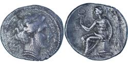 Ancient Coins - Coin, Bruttium, Drachm, ca. 299-289 BC, Terina, , Silver, HN Italy:2641