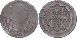 World Coins - Coin, Spain, Charles IV, 8 Maravedis, 1803, Segovia, , Copper, KM:428
