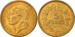 World Coins - Coin, France, Lavrillier, 5 Francs, 1945, Castelsarrasin,