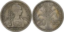 World Coins - French Indo-China, 20 Cents, 1941, San Francisco, Copper-nickel,
