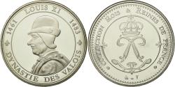 World Coins - France, Medal, Les Rois de France, Louis XI, History, , Copper-nickel
