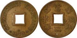 World Coins - Coin, FRENCH COCHIN CHINA, 2 Sapeque, 1879, Paris, , Bronze, KM:2