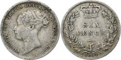 World Coins - Coin, Great Britain, Victoria, 6 Pence, 1884, , Silver, KM:757