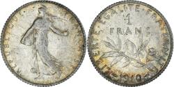 World Coins - Coin, France, Semeuse, Franc, 1910, Paris, , Silver, KM:844.1