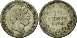 World Coins - Coin, Netherlands, William III, 10 Cents, 1873, , Silver, KM:80