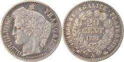 World Coins - Coin, France, Cérès, 20 Centimes, 1851, Paris, , Silver, KM:758.1