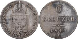 World Coins - Austria, Franz Joseph I, 6 Kreuzer, 1849, Vienna, Silver, , KM:2200