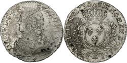 World Coins - France, Louis XV, 1/2 Ecu aux branches d'olivier, 1730, Bordeaux, Silver