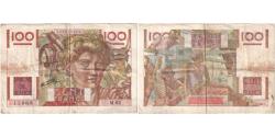 World Coins - France, 100 Francs, Jeune Paysan, 1946-07-18, M.82, VF(30-35)