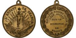 World Coins - France, Medal, Napoléon Eugène Louis, Prince Impérial, Brass,
