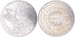 World Coins - France, 10 Euro, Euros des régions, 2012, Monnaie de Paris, Aquitaine