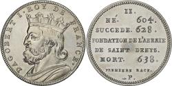 World Coins - France, Medal, Roi de France, Dagobert Ier, Copper-nickel, Piéfort,