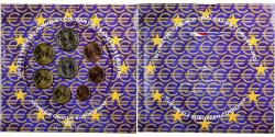 World Coins - France, 1 Cent to 2 Euro, BU, 2002, Monnaie de Paris,