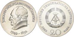 World Coins - Democratic Republic of Germany, 20 Mark, 1969, Silver, , KM:25