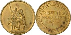 World Coins - France, Token, Exposition Universelle de Paris, Thiébaut et Fils, 1878, Brass