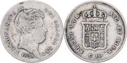 World Coins - Kingdom of the Two Sicilies, Ferdinando II, 10 Grana, 1836, Naples, Silver