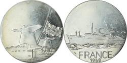 World Coins - France, Medal, Compagnie Générale Transatlantique, France, Shipping, C.