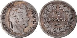 World Coins - Coin, France, Louis-Philippe, 1/2 Franc, 1835, Lille, , Silver