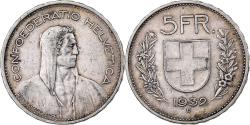 World Coins - Switzerland, 5 Francs, 1932, Bern, Silver, , KM:40