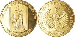 World Coins - Germany, Medal, 200 Jahre Brandenburger Tor, Torschmuck "Mars", History, 1991