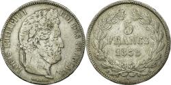 World Coins - Coin, France, Louis-Philippe, 5 Francs, 1838, Bordeaux,,Silver,KM 749.7