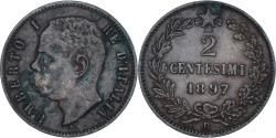 World Coins - Coin, Italy, Umberto I, 2 Centesimi, 1897, Rome, , Copper, KM:30
