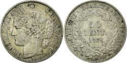 World Coins - Coin, France, Cérès, 50 Centimes, 1871, Paris, , Silver, KM:834.1