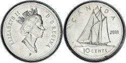 World Coins - Coin, Canada, 10 Cents, 2001