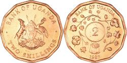 World Coins - Coin, Uganda, 2 Shillings, 1987, , Copper Plated Steel, KM:28