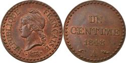 World Coins - Coin, France, Dupré, Centime, 1848, Paris, , Bronze, KM:754