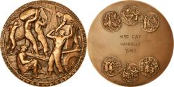 World Coins - France, Medal, Fédération Nationale des Entreprises à Commerces Multiples