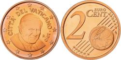World Coins - VATICAN CITY, Benedict XVI, 2 Euro Cent, 2010, Rome, Proof, Copper Plated Steel