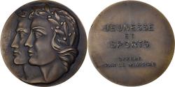 World Coins - France, Medal, Jeunesse et Sport, Offert par le Ministre, Bronze,