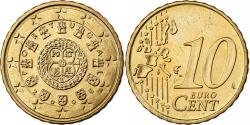 World Coins - Portugal, 10 Euro Cent, 2006, Lisbon, Nordic gold,