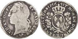 World Coins - Coin, France, Louis XV, 1/10 Écu au bandeau, 12 Sols, 1/10 ECU, 1766, Bayonne