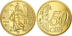 World Coins - France, 50 Euro Cent, 2002, Proof, , Brass, KM:1287